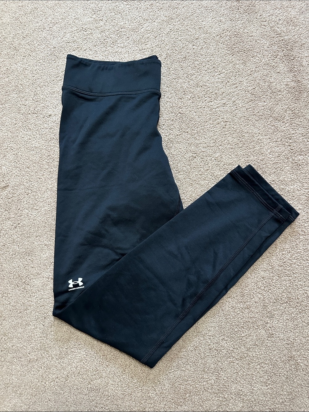 Under Armour Black Performance Leggings with Logo